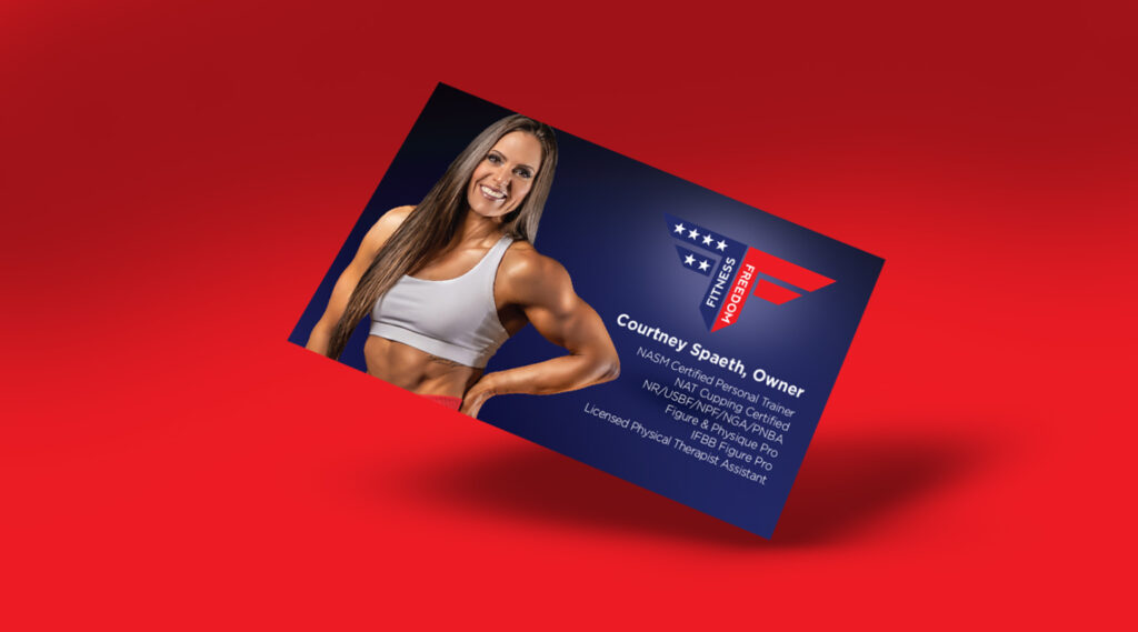 Fitness Freedom business cards